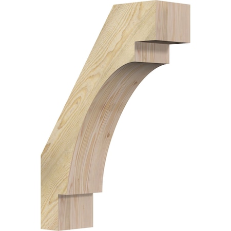 Ekena Millwork 6"W x 18"D x 26"H Merced Rough Sawn Knee Brace, Douglas Fir BRC06X18X26MRC00RDF